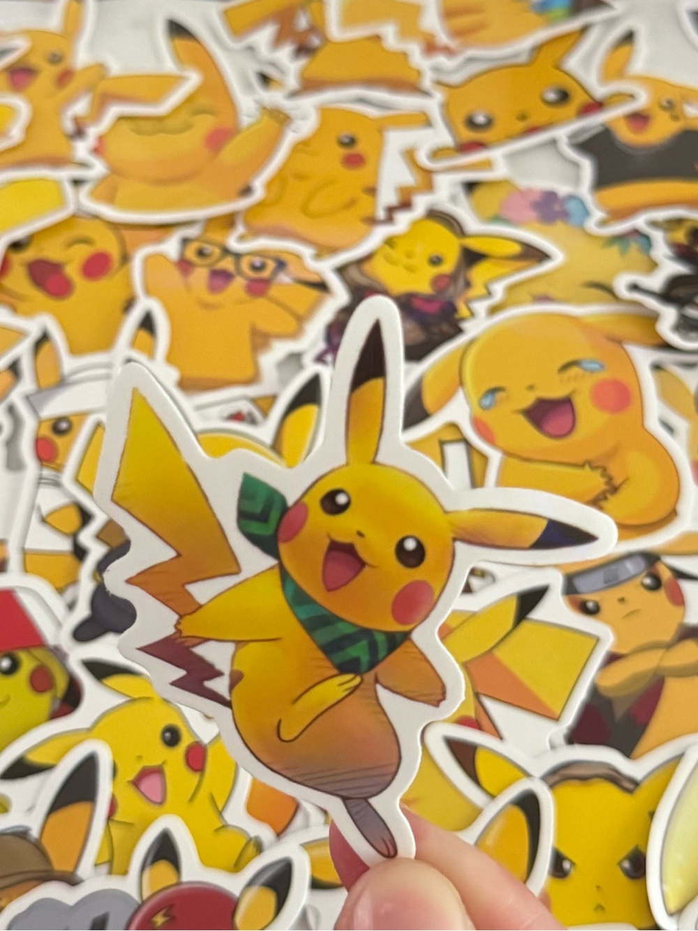 25 Assorted Pikachu Stickers